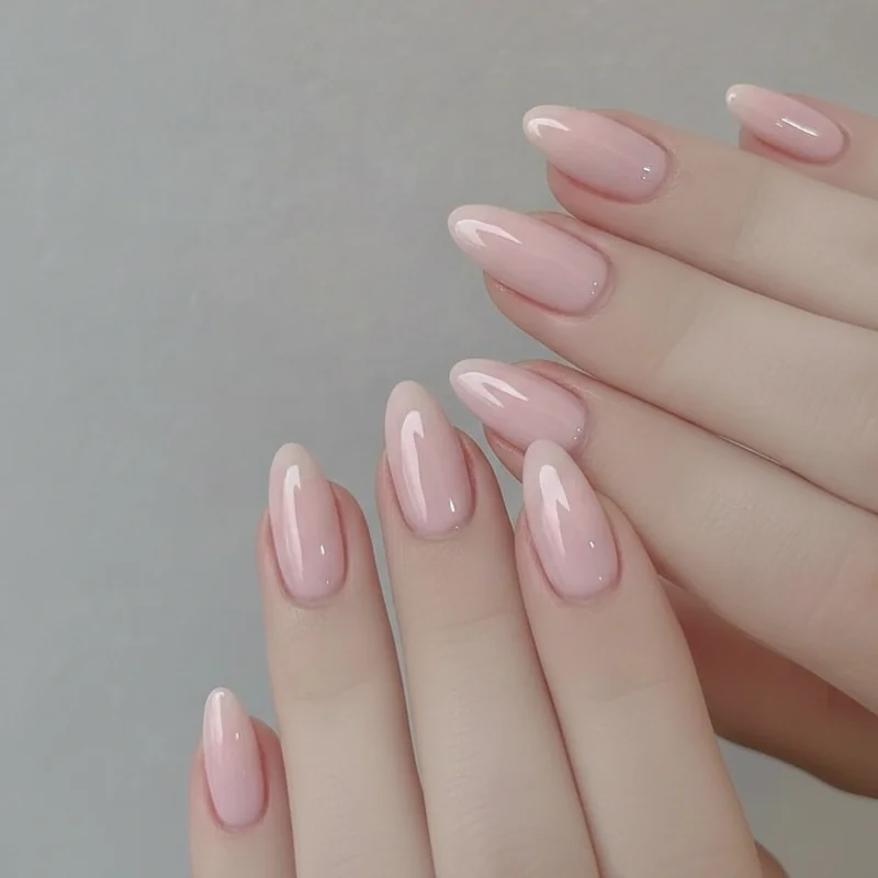 School nail length guide showing short to medium squoval and rounded shapes on hand comparison for practical back to school wear in 2026