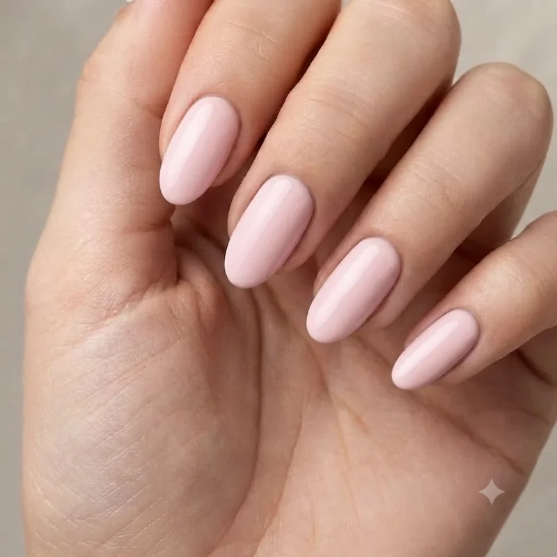 Age appropriate short acrylic set in pastel pink answering can a 13 year old get acrylic nails