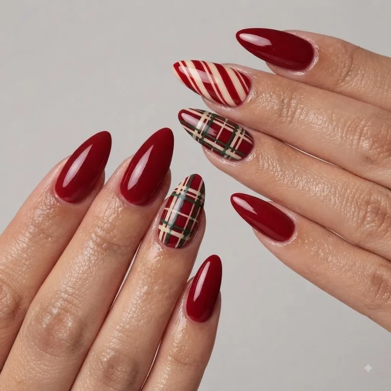 クリスマスネイル(Christmas nail tips) 120+ Christmas Nails 2026: Ideas For Every Style | Mirellé Inspo