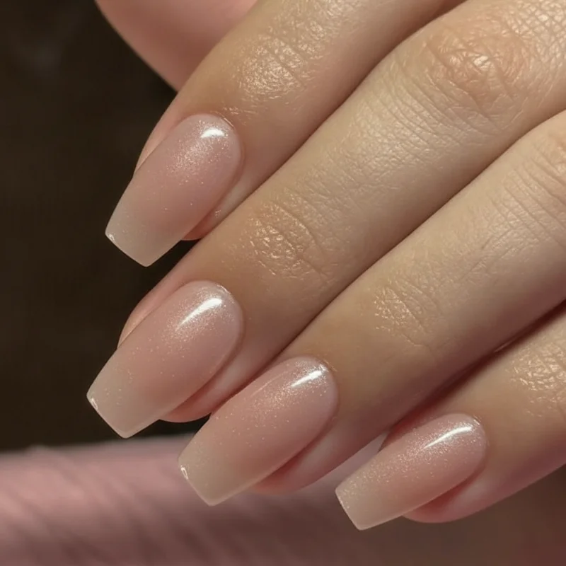 Short coffin nails 2026 trend showing practical everyday wearable classy coffin shape manicure as deliberate modern style choice