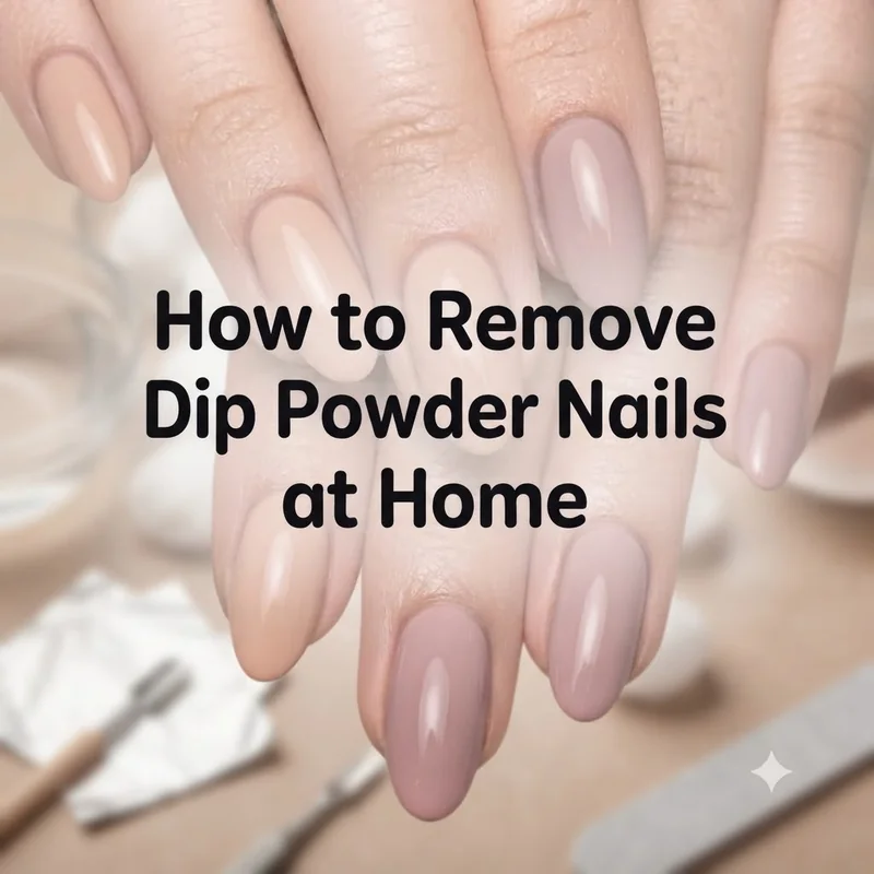 How to Remove Dip Powder Nails at Home (No Damage)