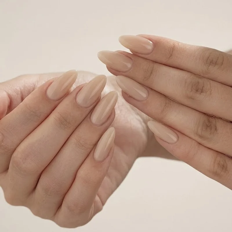 Office appropriate subtle Disney nails styled for everyday versatile wear