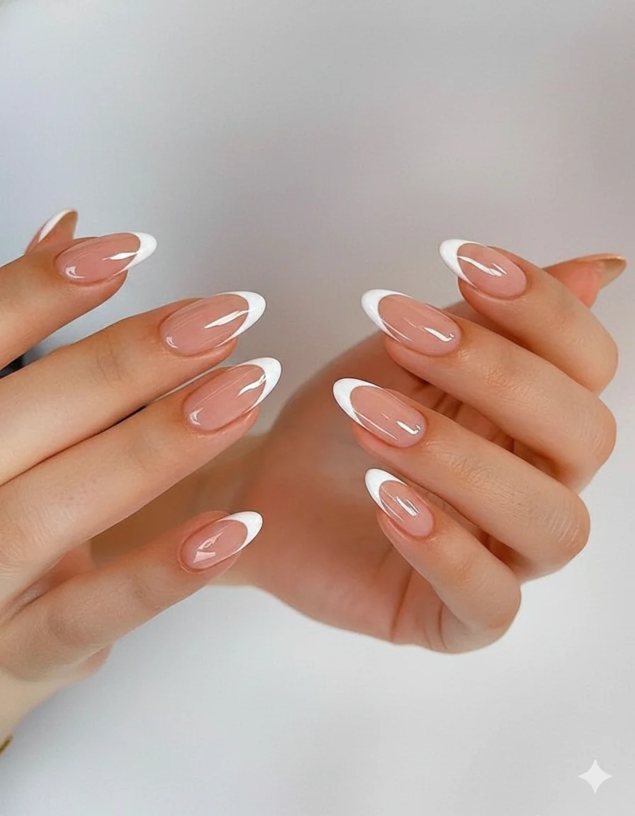 Acrylic nail set medium length Mothers Day spring colour showing shaped apex structure and hard durable finish for occasion