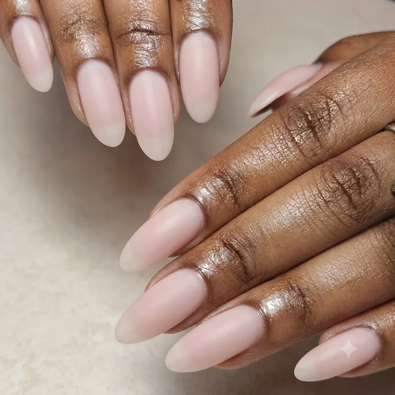 Bright hot pink glam nail set shown in contrast to soft girly nails aesthetic