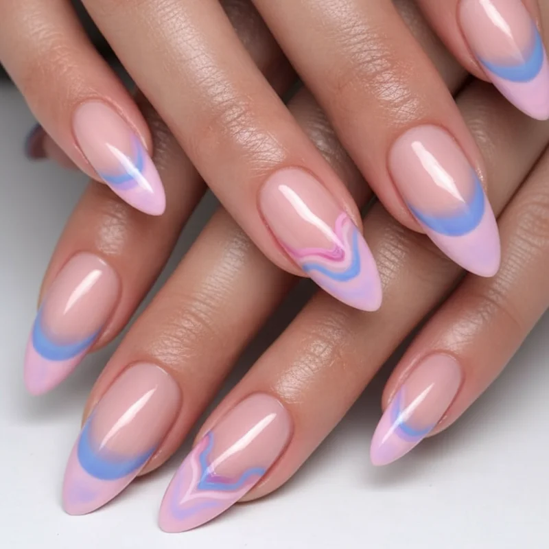 Bi Visibility Day September bisexual nail inspo showing year round everyday pride designs in pink purple blue for ongoing identity expression