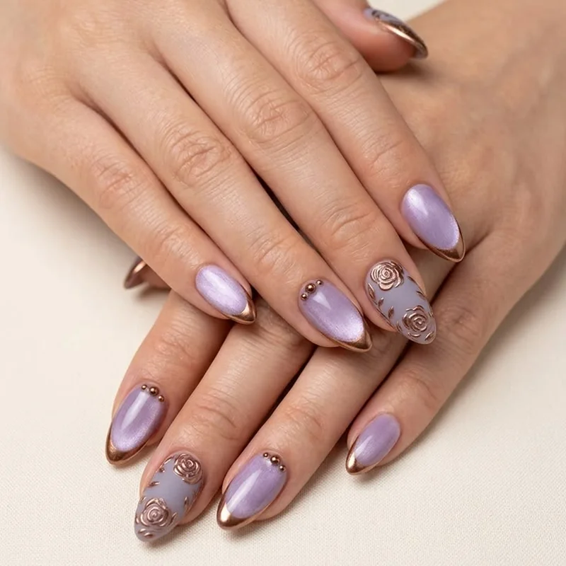 Everyday subtle trans nails showing single light blue accent nail on milky white base for quiet transgender pride design wearable year round beyond June