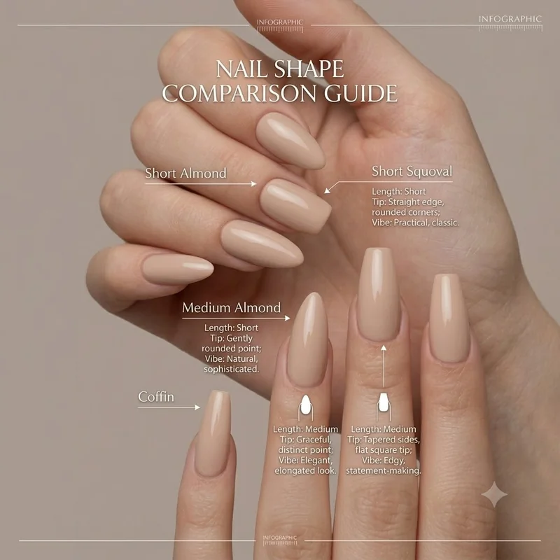 Lollapalooza nails with airbrushed aura manicure in milky base and soft pink purple glow, short almond shape