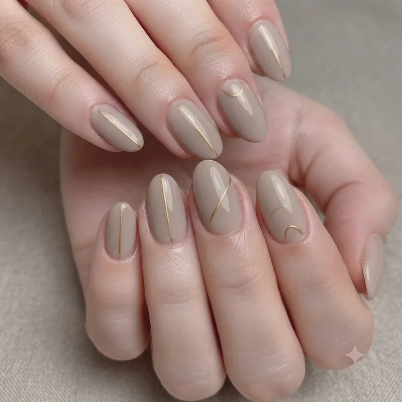 Dimensional charm nail art idea with a small, 3D pearl embellishment on a single accent nail for subtle added texture look