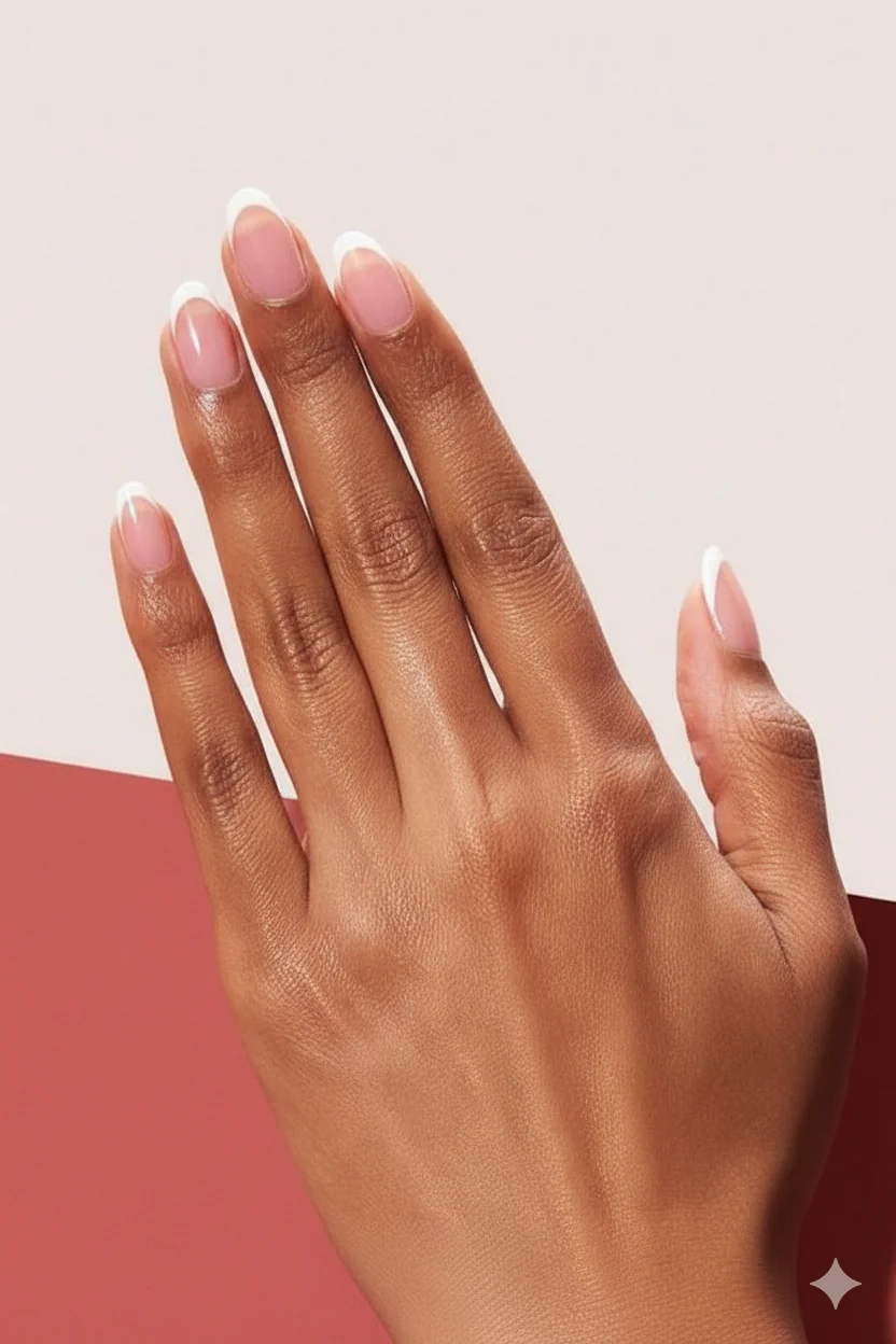 Short squoval mothers day nail milky base 2026 practical polished spring look clean finish on natural length nails everyday