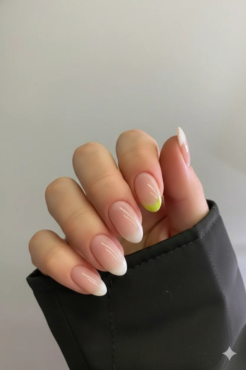 Soap nail ultra sheer gloss mothers day 2026 milky base on oval shaped nails fresh perpetually clean look spring manicure