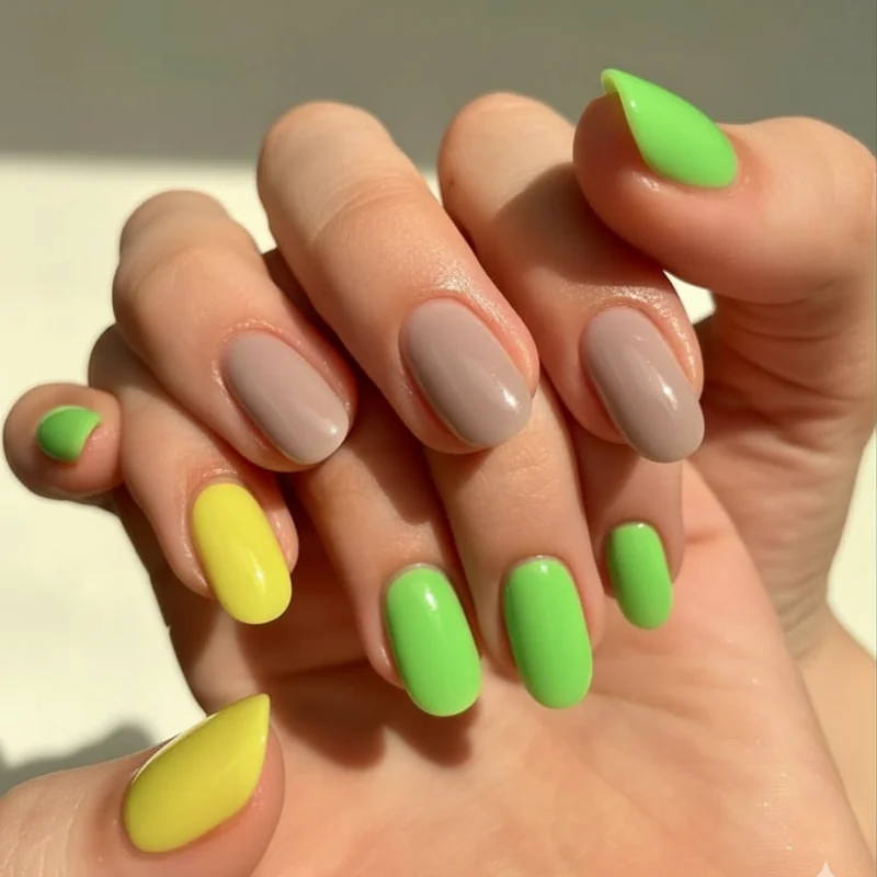 Nail colors to avoid for blondes showing yellow based nudes neon yellow and mismatched reds that clash with cool and warm blonde types