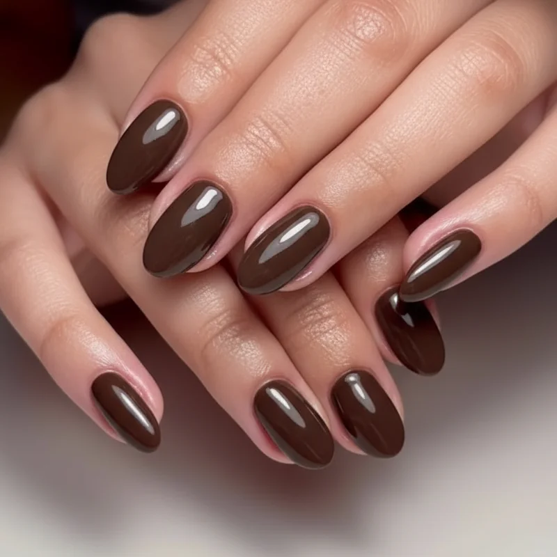 Brown nails brown hair tonal contrast guide espresso mocha latte depth pairings which shade combinations work