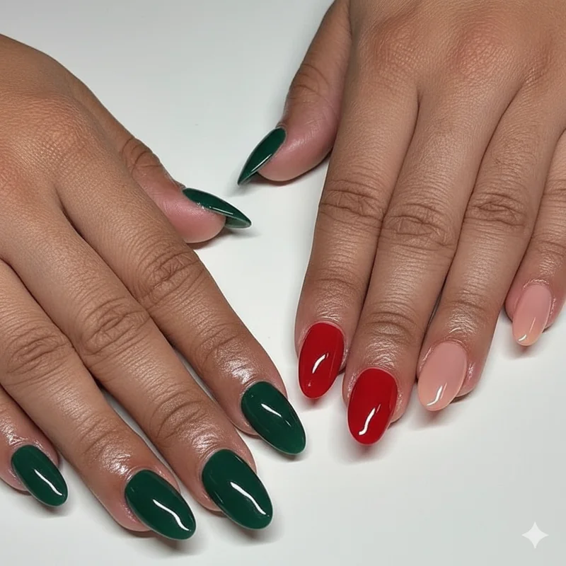 Brunette nail color vibe guide classic editorial warm seasonal quiet luxury shade picks caramel and ash types