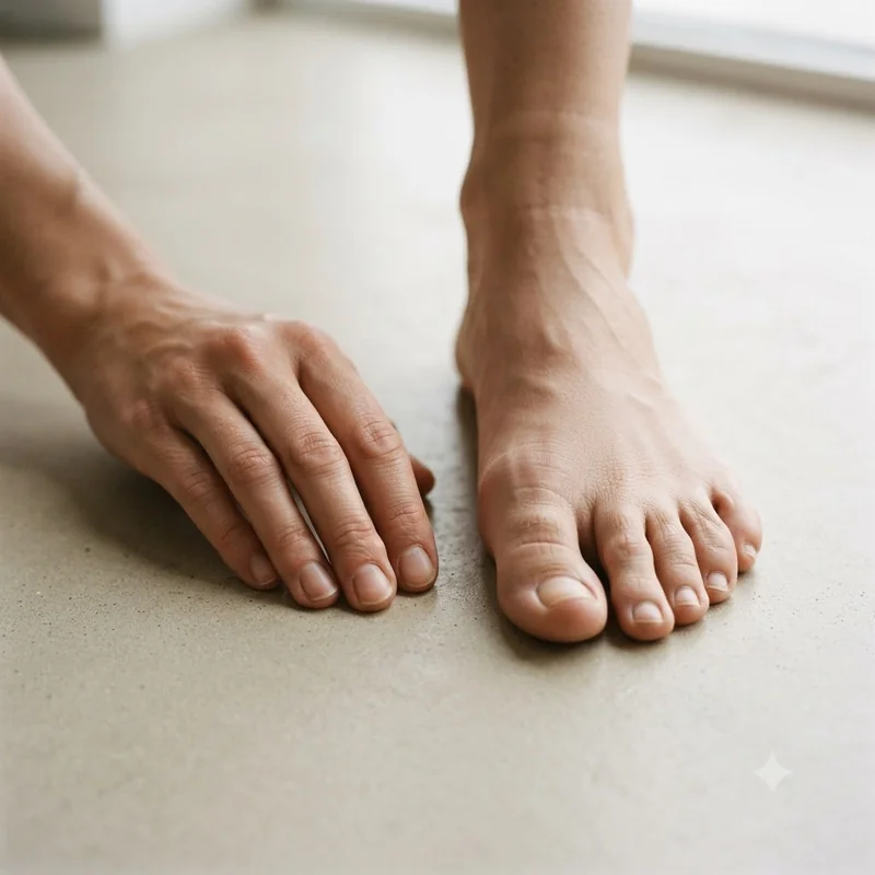 Healthy fingernails and toenails shown together in bare natural tones, since fungal nail infections can affect hands too