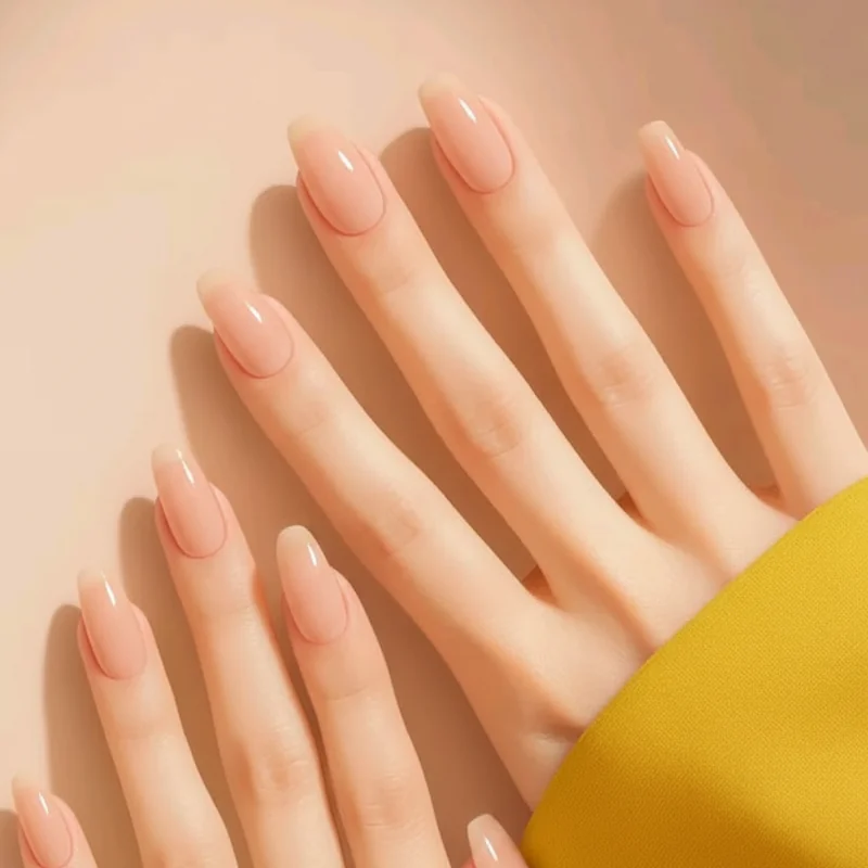 Squoval short oval and square nail shape comparison guide showing the best summer shapes for different hand types and lifestyles