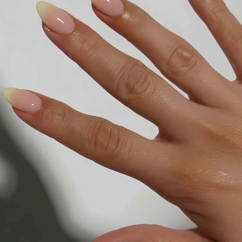 Chlorine pool nail damage and summer nail health showing free edge breakage on long nails compared to short nail protection in swimming