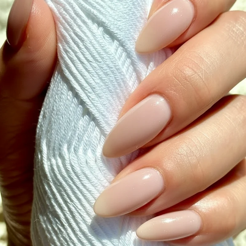 Squoval oval and round short nail shape guide for summer 2026 showing trending comparison chart with hand examples and shape characteristics