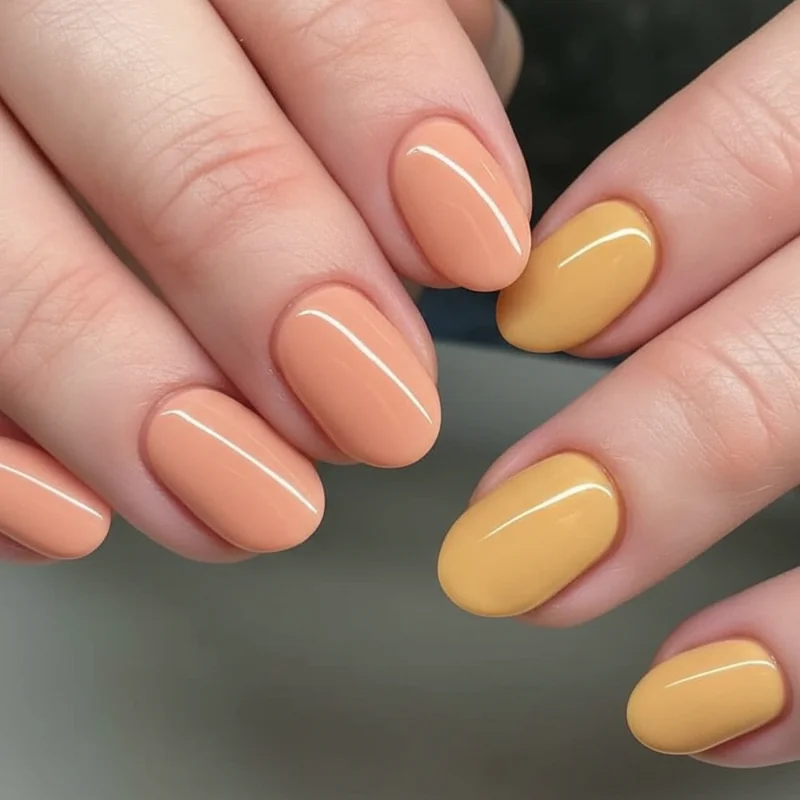 Soap nails spring 2026 showing ultra glossy sheer milky barely there finish on short squoval nails clean girl aesthetic