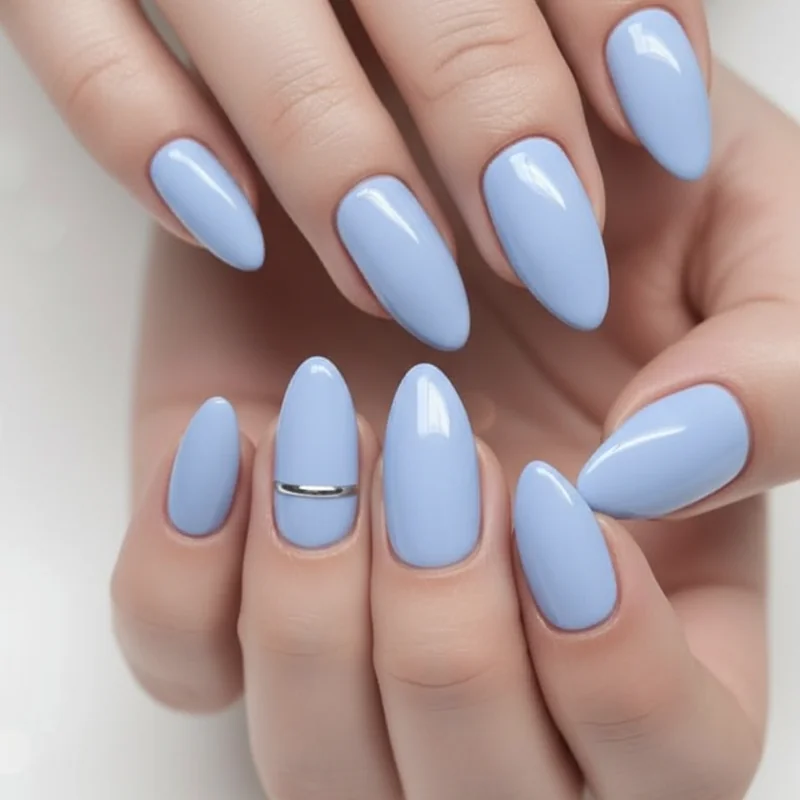 Warm peach and honey yellow spring nail colour swatches on oval and almond shapes showing sun warm pastel tones for 2026