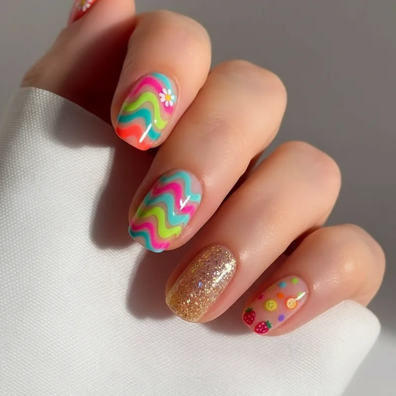 Summer nail ideas 2026 curated manicure looks from butter yellow and chrome to jelly floral nail designs gallery
