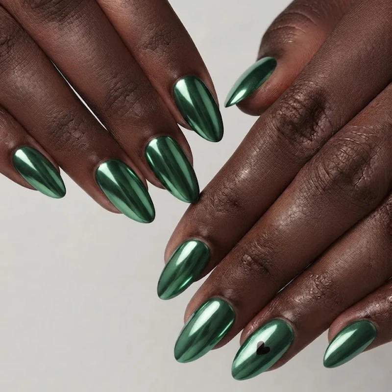 Clean glossy sheer neutral at home manicure result matching the soap nail finish from taylor swift's engagement look