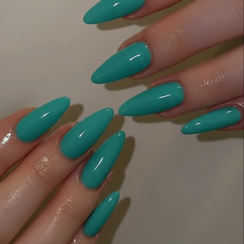 Turquoise nails summer outfit pairing showing white navy and cream wardrobe combinations with styling reference for summer occasions