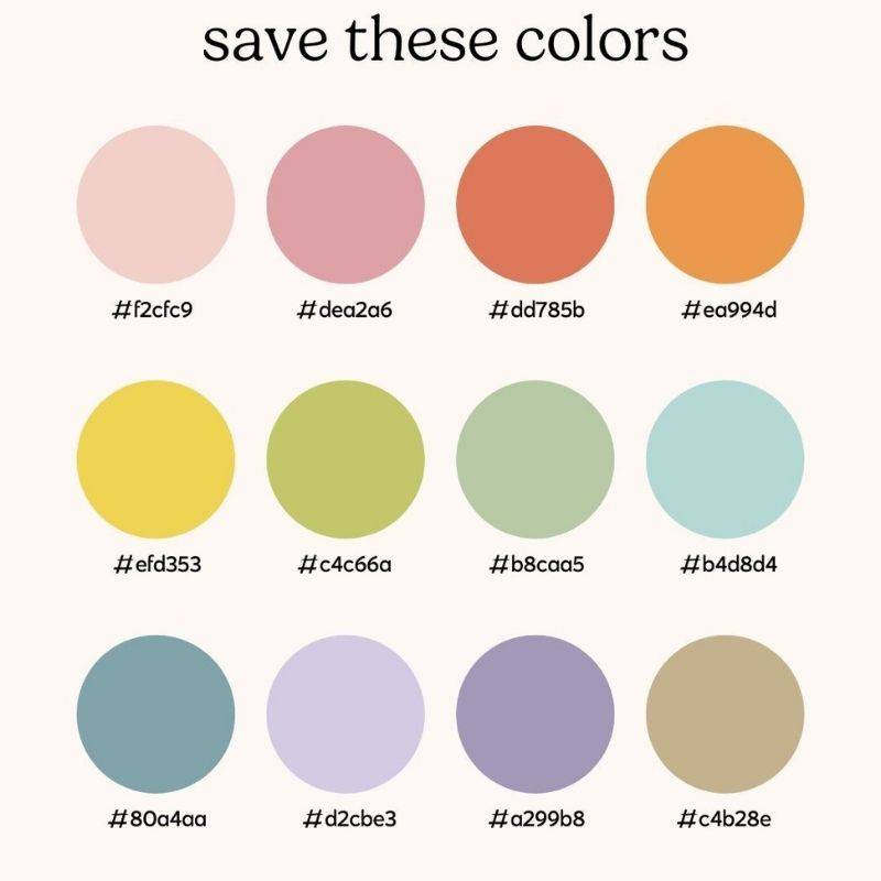 Vacation nails color palette guide with seasonal shades for every destination