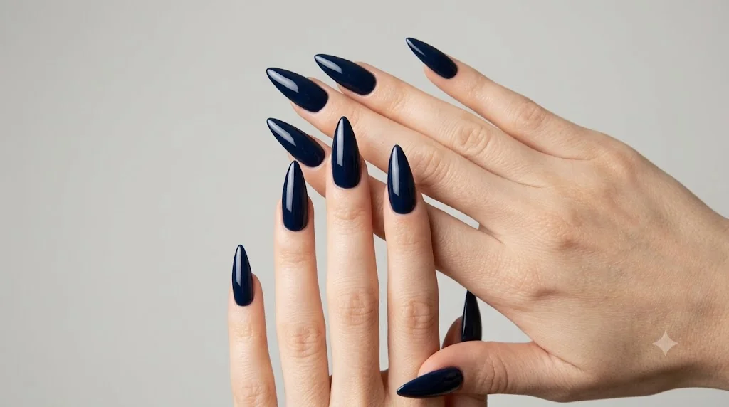 Navy Blue Winter Nails: The Quiet-Luxury Color