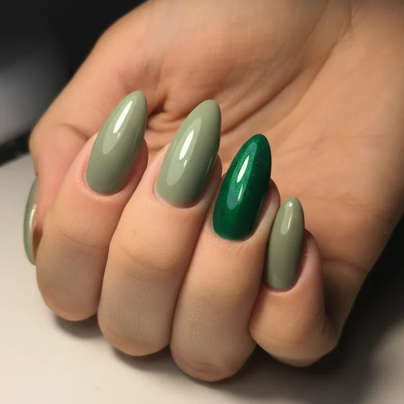 Earth sign nail comparison showing Virgo sage and olive, Taurus warm rose and nude, and Capricorn deep neutral tones side by side aesthetic reference