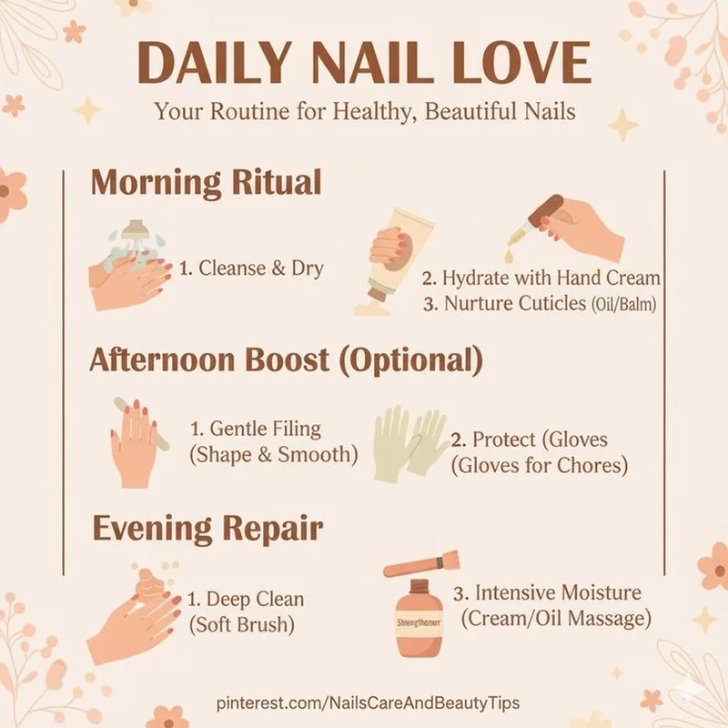 Cuticle care for beginners showing proper nail health maintenance and preparation before polish application
