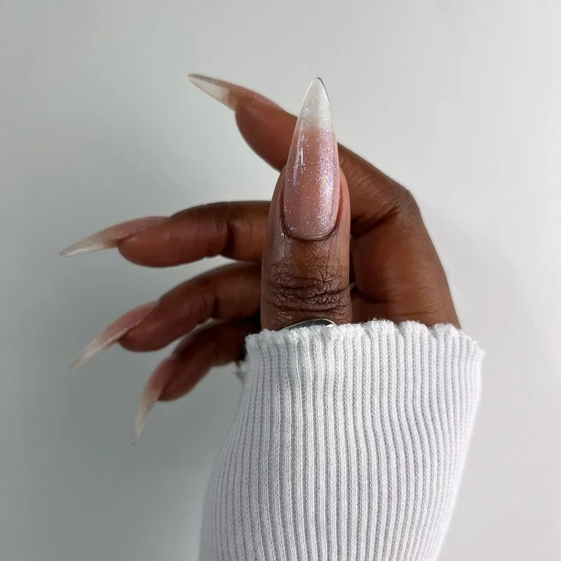 Glass nails with ultra glossy finish beginner friendly nail art technique simple high shine manicure method