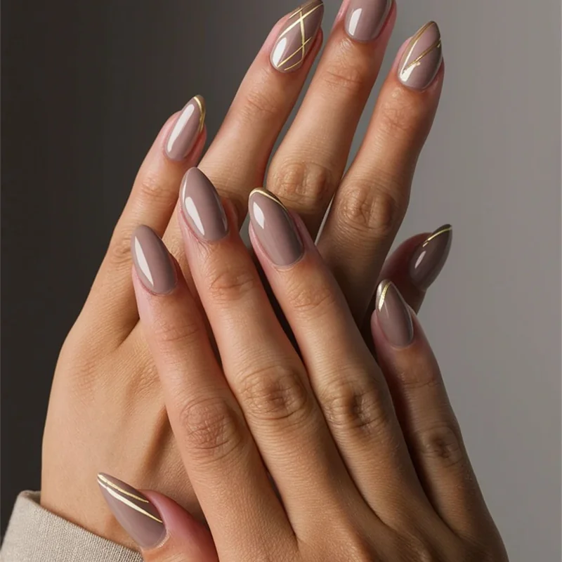 Professional woman at job interview with neutral nail polish conservative office appropriate first impression manicure