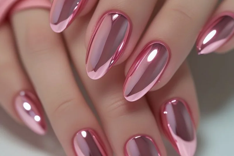 Applying petroleum jelly barrier around cuticles with cotton swab for easy nail polish cleanup and mess free manicure