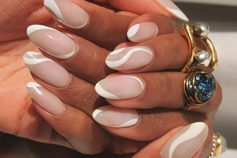 Professional nails for work showing elegant office appropriate manicure designs for modern women in corporate workplace setting