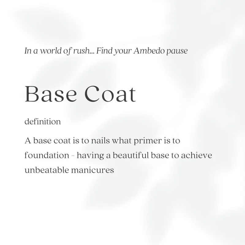 Proper nail polish application showing correct base coat technique and thin layer method