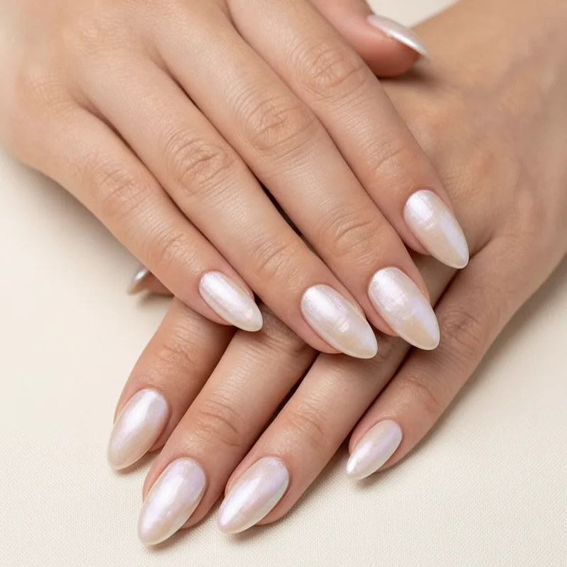 Autumn nail trends 2026 chocolate brown and mocha warm velvet finish on squoval nails rich neutral palette with soft dimensional shimmer