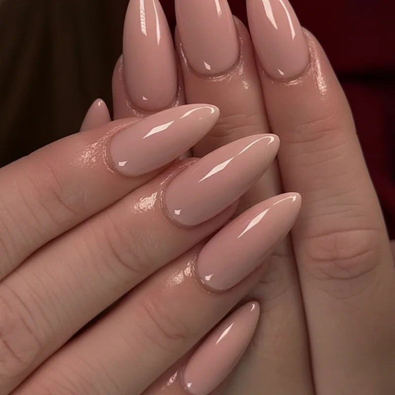 Industry nail comparison showing conservative law firm neutrals beside creative workplace colours for professional women