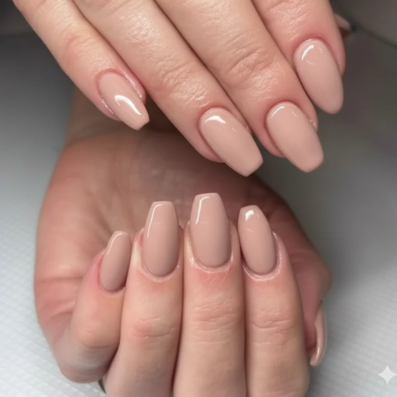 Industry nail guide comparison showing conservative finance manicure versus tech workplace nails and creative office first day new job nail choices in 2026