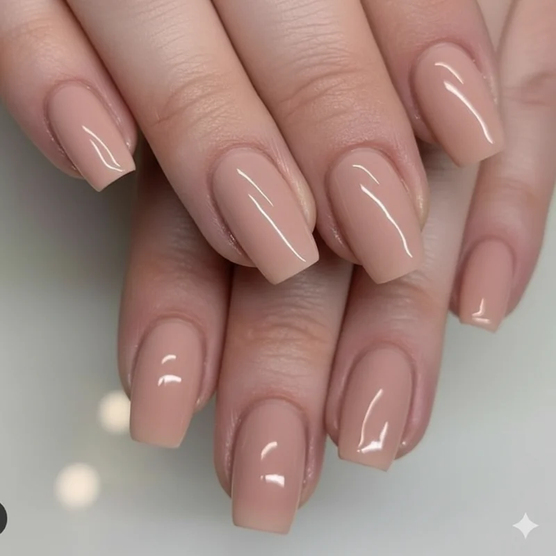 Short work nails maintenance routine showing cuticle oil application and gel BIAB overlay for longer lasting professional manicures