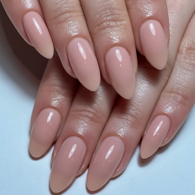 Squoval and oval nail shapes as the most office-appropriate options for corporate business and professional work settings