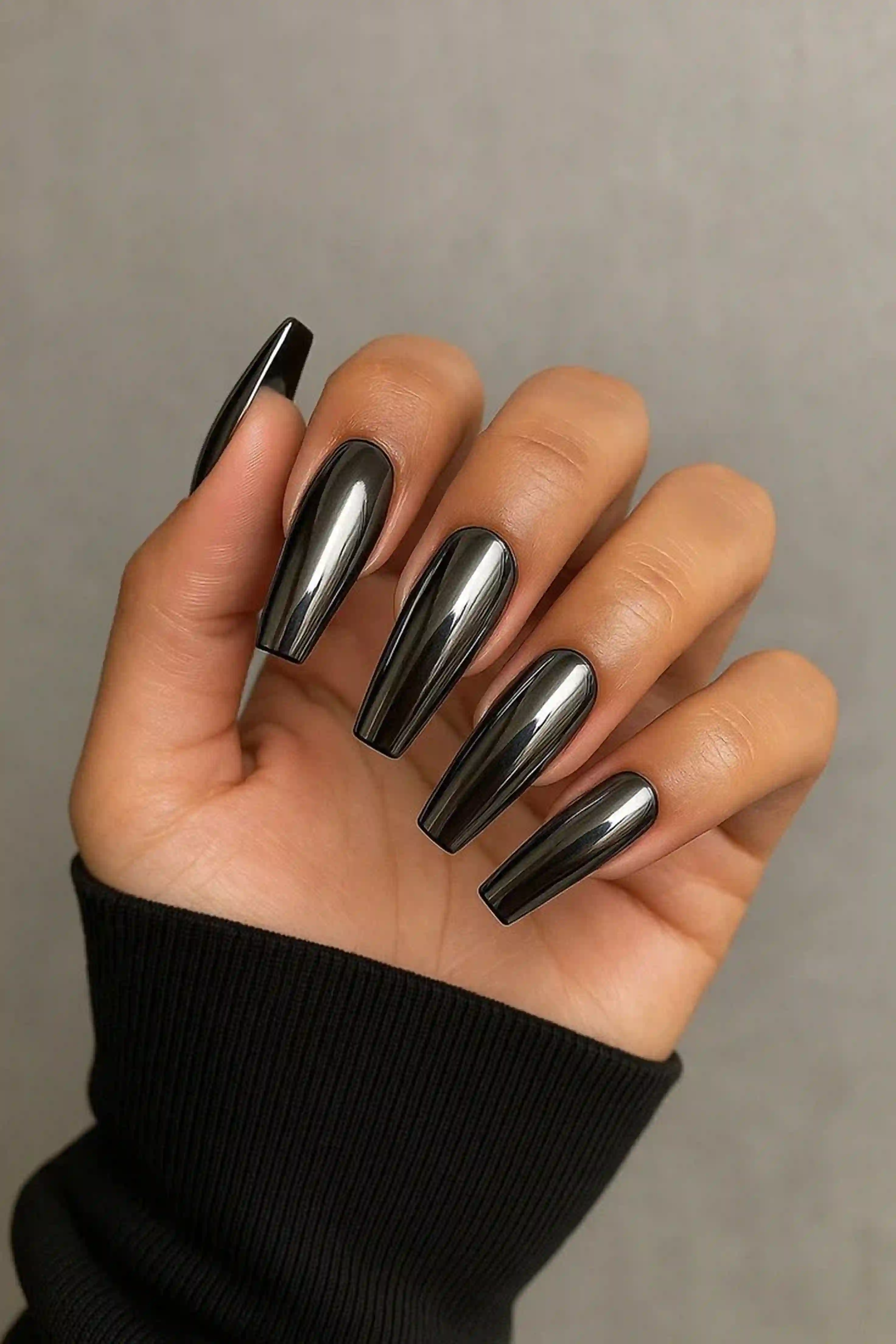 Butterfly coffin artistic colorful nails creating trendy statement whimsical manicure for creative